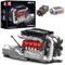 Mould King 10203 V8 Engine Building Blocks Sets - Build Your Own V8 Engine with Gearbox for Adults, Car Engine Building Engineering Toys for Kids/Adults Collections(1169+ Pieces)