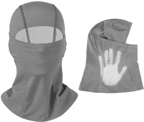 TAGVO Thermo Colour-Changing Fleece Balaclava for Men，Unisex Breath Reactive Face Mask with Windproof Full Coverage for Cycling Skiing Running