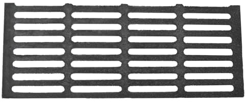 SEZAM 43 x 17 cm, rejilla de hierro fundido para horno, rejilla para cenizas, diferentes diámetros, rejilla para chimenea, parrilla para chimenea, rejilla para horno, parrilla para el carbón