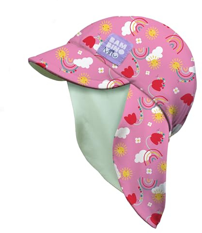 Bambino Mio, Gorro de baño Reversible con protección Solar UPF 40+ (1-3 años) para bebés y niños pequeños - DÍAS Felices, para niños y niñas