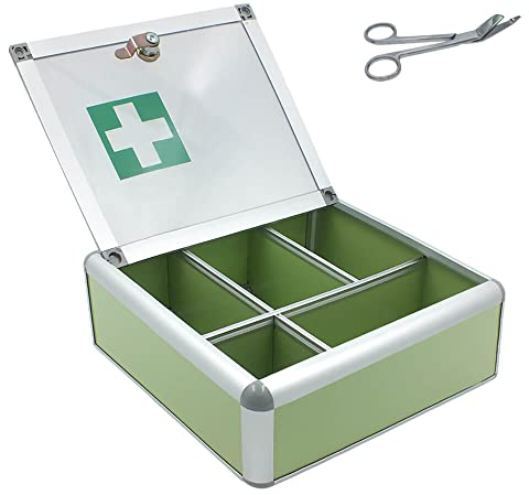 cassette pronto soccorso per aziende | cassetta pronto soccorso da muro | con coperchio trasparente