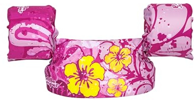 Bestway Puddle Jumper Schwimmhilfe Blume mit Textilbezug, 2-6 Jahre