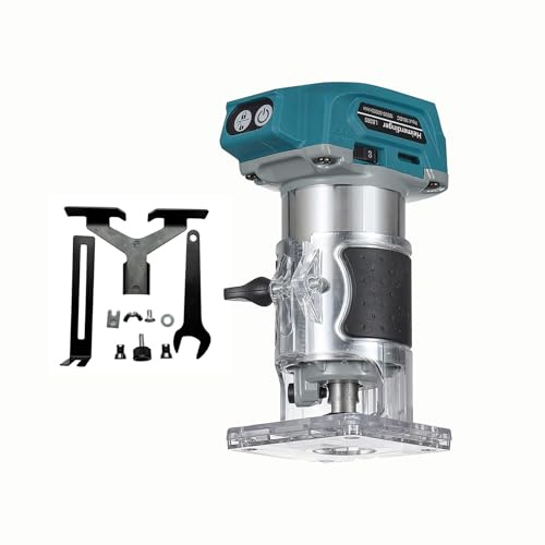 Brushless Wood Router for Makita 18V Battery, 5-Speed Palm Trimmer