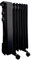 Oil Filled Radiator 7 Fin Portable Electric Heater 1500W with Adjustable Thermostat 3 Heat Settings Wheels Free Standing Safety Cut-Off for Home Office Room (Black)