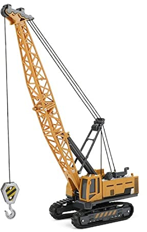 TOI-Toys kranwagen Metal junior 1:55 Stahl gelb/schwarz