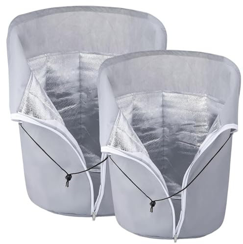 Thermo Topfschutz Pflanzen Winter, 2PC Topfschutz Pflanzen Winter, Winter Pflanzenschutz Für Draußen, Winterschutz Für Kübelpflanzen, Palmenschutz Für Den Winter, Frostschutz Pflanzen Kälte Topfschutz