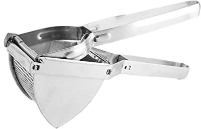 VOSAREA Schiumarola Acciaio Inossidabile Manuale per e Frutta Schiacciapatate Multifunzionale con Manici Ergonomici per Purè e Spremitura Verdure e Frutta