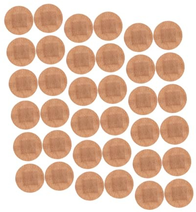 HONITANO 100 St Elastiska Andningsbara Knogbandage i Tyg Stora Runda Sårskyddsplåster Mjuka och Flexibla Plåster för Bekväm och Torr Läkning