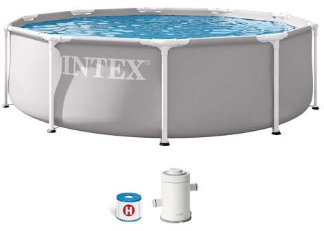 Intex 26702ND 3.05m x 76cm Prism Frame Premium Pool Set (Includes Filter Pump)