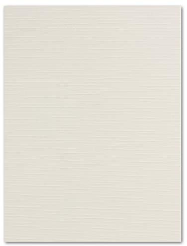 PAPEL NEUSER 40 PIEZAS Cartón de lino DIN A4-29,7 x 21,0 cm Blanco 240 g/m² Cartón para manualidades Cartón de arcilla Papel de arcilla Cartón fotográfico