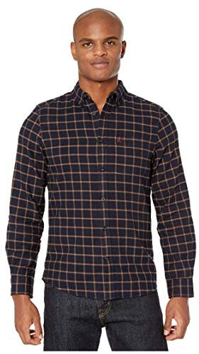 Fjallraven Herren Övik Flannel M Shirt, Dark Navy, XXL EU