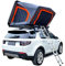 Offroad-Camping-Auto-Dachzelt, Familien-Selbstfahrer-Camping und Camping-Dachzelt mit automatischem Schnellantrieb, Hartschalen-Autodachzelt nebeneinander im Freien