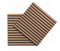 Akustik Paneele aus Holz Module in 52 x 52 oder 104 x 52 cm 3D Akustik Paneele 3D Holzpaneel (Eiche dunkel)