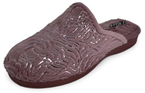 J. Ruiz calzados JR Zapatillas de casa mujer invierno (Salmón, Sistema tallas calzado EU, Adulto, Mujer, Números, mediano, 38)