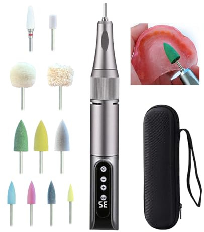 Cordless Repair & Care Kit - for Trimming, Polishing, Comfort Adjustment & Stain Removal, with 11 Attachments & Portable Case, 35000 RPM