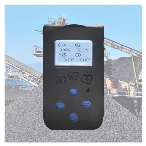 YQVEOT Detector de Gas, Analizador portátil de dióxido de azufre, Detector de Gas de Proveedor de Oro, Detector de Gas for Uso minero con Pantalla retroiluminada para Trabajo y Casa