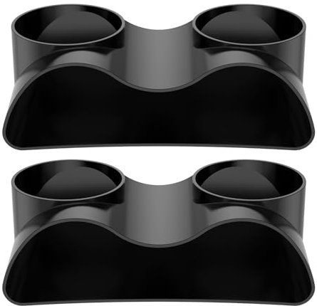 KTCINA Aquarium Underground Tunnel Cave Double Hole Fish Tank Hideout Cave Aquarium Fish Gravel Tunnel Decoration for Corydora Catfish, Kuhli Loach, Clown Loach, Pleco(Black)