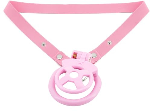 Jaula Protectora Plana específica para Hombre, Ligera y Transpirable, con Cintura elástica bidireccional -ESMA188 (Rosa)
