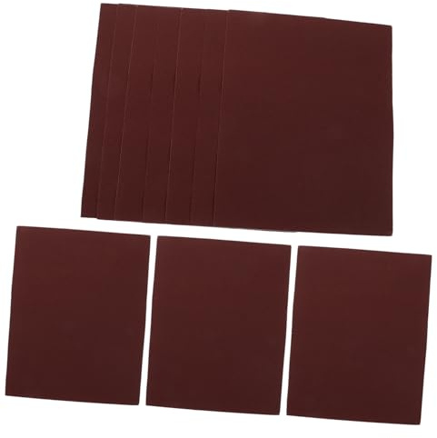 Yardwe 20 Piezas Lija para Jaula de Pájaros Almohadillas de Arena para Mascotas Liner para Mantiene y Reduce Ruidos