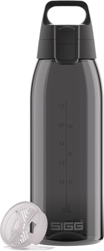SIGG - Borraccia Tritan - Total Color ONE antracite - Adatto per bevande gassate - Lavabile in lavastoviglie - A prova di perdite - Leggero - Senza BPA - Grigio - 1L