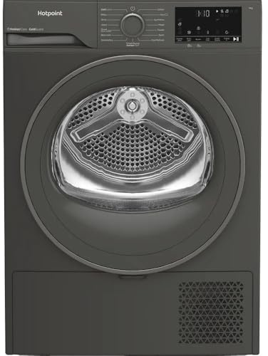 C HD 93M GG UK 9kg Heat Pump Tumble Dryer – Graphite | Energy-Efficient Gentle Drying | Sensor Drying | Freshen Up Function | Anti-Allergy Programme | Reverse Tumble | Quiet Performance