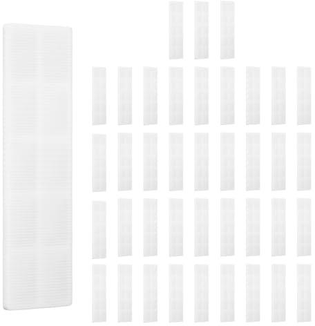 sourcing map 120 cuñas planas de plástico, 1/8 pulgadas para nivelar, bloques de acristalamiento de plástico para nivel de mejoras del hogar, cuña de inodoro de puerta, espaciadores de marco, color