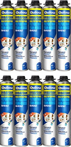 10 Botes de epuma poliuretano expansiva de 750 ml para pistola
