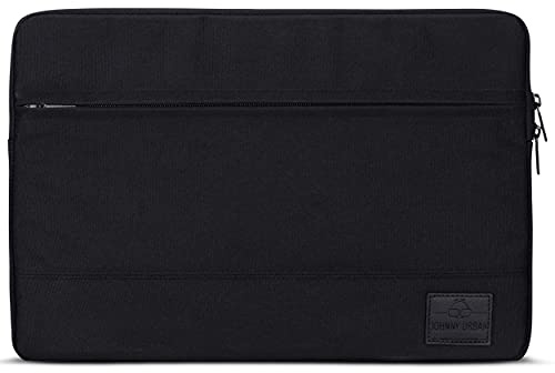 Johnny Urban Jake Housse 14 Pouces pour PC Portable & Notebook Noir - Sacoche pour Ordinateur Portable en Pet Recyclé - Serviette pour Laptop - Pochette de Protection