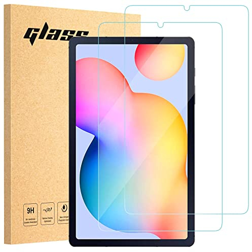Whioltl 2 Stück Schutzfolie für Samsung Galaxy Tab S6 Lite (10,4 Zoll), Gehärtetem Schutzglas Displayschutzfolie Kompatibel mit Galaxy Tab S6 Lite SM-P610 / SM-P615, 9H Glas Screen Protector, Klar