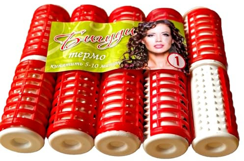 Termobigudi - Juego de 10 rulos térmicos para pelo (diámetro de 2,5 cm)