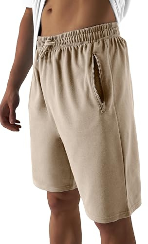 Smith & Solo Pantalon de sport court pour homme - Short de course pour homme - En coton - Pantalon de jogging - Pantalon de fitness - Short de sport - Bermuda - Pantalon d'entraînement - Pantalon de