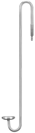 DONGKER Difusor de CO2 para acuario, difusor de CO2 con gancho de acero inoxidable 304 con válvula de retención para tanque de plantas de acuario