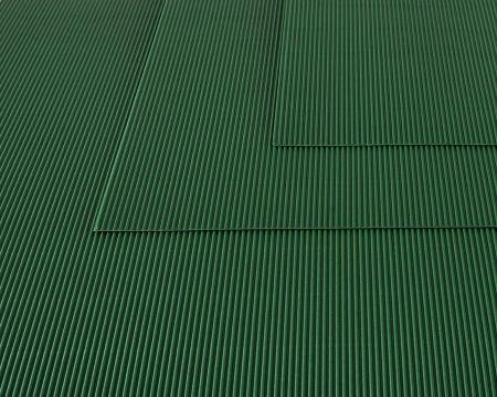 Lotto di 10 fogli di cartone ondulato, 50 x 70, 300 g/m², colore verde bottiglia 74