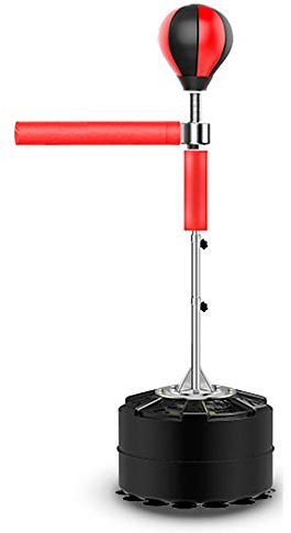 Boxing Speed Trainer, Boxball, Freistehender Boxsack mit Schwenkbügel, Punchingball, Punchingball Training 360° Reflex Schwenkbügel, Höhenverstellbar, Geeignet für Erwachsene und Kinder