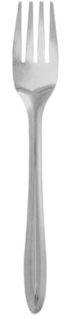 100 pezzi - Forchette 18 cm argento inox