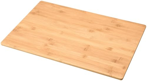 Xcase Holzbrett: Bambus-Schneidebrett für Camping-Aufbewahrungsbox AB-110, 50 x 36 cm (Holzschneidebrett, großes Bambus-Schneidebrett)