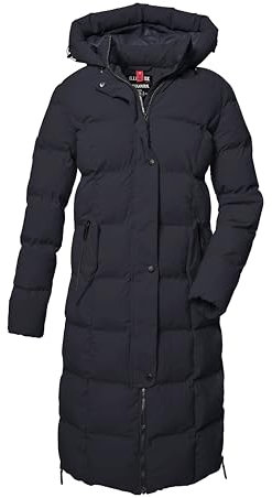 G.I.G.A. DX by killtec Damen Steppmantel/Funktionsmantel mit Kapuze GW 2 WMN QLTD CT, anthrazit, 40, 41338-000