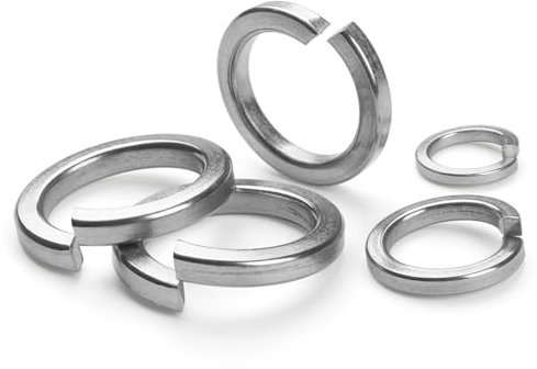 BOUMVID 100 Pièces M3 Rondelle Autobloquante Rondelles Ressort Inox, Rondelles de Sécurité Fendues en Acier Inoxydable 304, Rondelle de Blocage Grower Frein Ressort, pour Vis Boulon Ecrou,