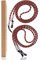 GERNEO® - DAS ORIGINAL - Premium Leder Brillenband & Brillenkordel - geflochten - Doppelpack (2x Nougatbraun) - Glattlederoptik für Lesebrille & Sonnenbrille