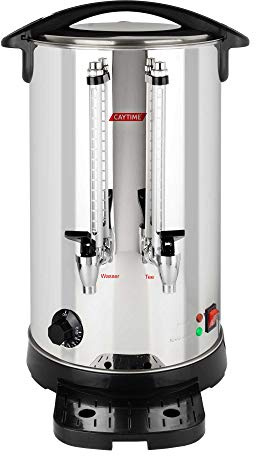 Caytime Teemaschine A20 - Teeautomat, isoliert mit Doppelwand - Samowar, Semaver 20 Liter