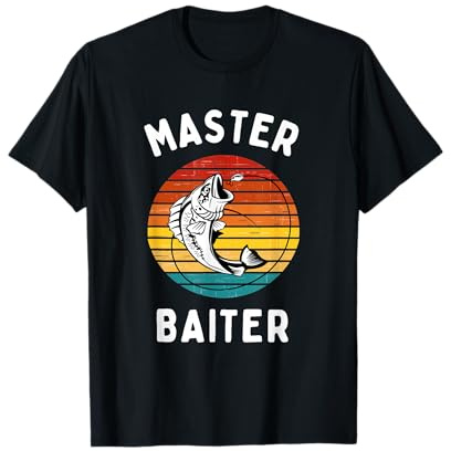 Master Baiter Funny Fisherman Fishing Catching Fish Joke T-Shirt