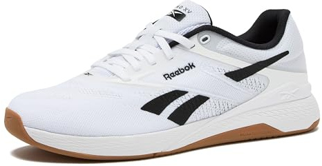 Reebok Nano X5 Mens Shoes, Cross Training Sneakers for Men, Footwear White/Black/Reebok Rubber Gum 04, 11