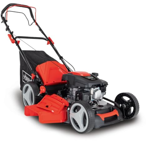 Scheppach Tondeuse à Gazon Thermique MS173-51 - Largeur de Tonte 51cm - 65L | Autotractée - Moteur 4T - 173 cm³ - Éjection latérale et arrière, fonction de mulching