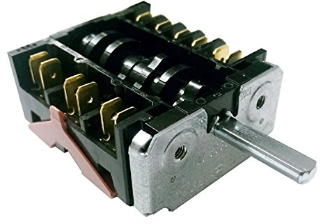COMMUTATORE per FORNO Pos.4+OFF (0) - EGO 46.25866.521 (4625866521) CANDY 41003026/42814656 / EX 41028631