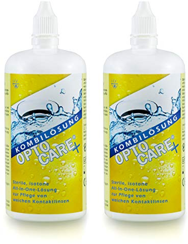 Kombilösung OptoCare+ für weiche Kontaktlinsen (Duo-Pack 2 x 250 ml)