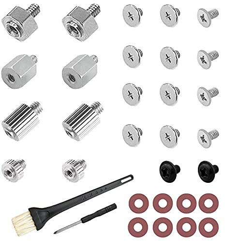 32Pcs PC Screws Standoffs Set for M.2 NVMe SSD Mounting Screws Case for MSI ASUS or Gigabyte Motherboard