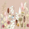 Servietten Blumen 20 Servietten Mischung an Gräser | Blumen | Frühling | Sommer | Tischdeko 33x33cm