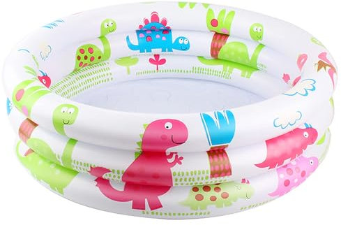 Piscina Gonfiabile Bambini AUEJACKY Piscina Gonfiabile per la Doccia, Piscinetta Rotonda, Giardino Piscina Baby, Piscinette Giocattoli Estivi,Piscina Anulare per Neonato baby e Bambini 90 x 28 cm