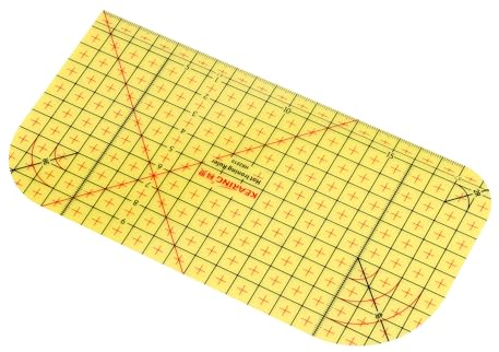 Bügellineal Hitzebeständig, Heißes Lineal, Schneiderhandwerk Hot Ironing Ruler for Aufbügeln, Basteln, Messen