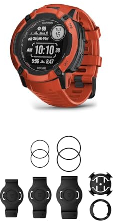 Garmin Instinct 2 Solar Tactical – Rugged GPS Smartwatch with Infinite Battery Life in Smartwatch Mode & QuickFit Band